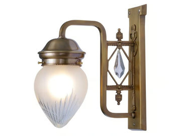 PANNON I - Brass wall lamp by Patinas Lighting - view 2
